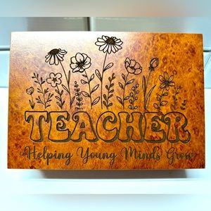 Homemade Teacher Gift boxes.